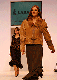 Modenschau auf der Mitteldeutschen ModeMesse in Leipzig, Februar 2007 (Video hier herunterladen)